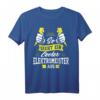 Elektromeister Elektroniker Elektriker Geselle Geschenk T-Shirt  Lustiges Handwerker Motiv für Elektriker, Installateure & Ingenieure