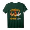 Verrückte Hühner Lady Landwirtin Huhn T-Shirt  Lustiges Geschenk für Bäuerinnen, Hühnerliebhaberinnen & Landfrauen zu Weihnachten & Geburtstag