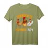 Verrückte Hühner Lady Landwirtin Huhn T-Shirt  Lustiges Geschenk für Bäuerinnen, Hühnerliebhaberinnen & Landfrauen zu Weihnachten & Geburtstag