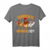 Verrückte Hühner Lady Landwirtin Huhn T-Shirt  Lustiges Geschenk für Bäuerinnen, Hühnerliebhaberinnen & Landfrauen zu Weihnachten & Geburtstag