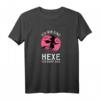 Ich Bin Eine Hexe Ich Darf Das Damen Hexen T-Shirt  Lustiges Halloween Kostüm, Sarkastisches Damen T-Shirt für Fasching & Kostümpartys