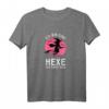 Ich Bin Eine Hexe Ich Darf Das Damen Hexen T-Shirt  Lustiges Halloween Kostüm, Sarkastisches Damen T-Shirt für Fasching & Kostümpartys