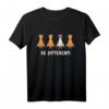 Be Different - Lama Spruch T-Shirt mit süßer Lama Grafik  Das perfekte Geschenk für Lama- und Naturschutzliebhaber