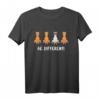 Be Different - Lama Spruch T-Shirt mit süßer Lama Grafik  Das perfekte Geschenk für Lama- und Naturschutzliebhaber