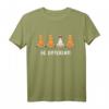 Be Different - Lama Spruch T-Shirt mit süßer Lama Grafik  Das perfekte Geschenk für Lama- und Naturschutzliebhaber