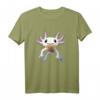 Cooles Axolotl T-Shirt mit großen süßen Augen  Perfekt als Geschenk für Reptilien- und Tierliebhaber