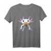 Cooles Axolotl T-Shirt mit großen süßen Augen  Perfekt als Geschenk für Reptilien- und Tierliebhaber