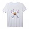 Cooles Axolotl T-Shirt mit großen süßen Augen  Perfekt als Geschenk für Reptilien- und Tierliebhaber