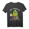 Lustiges Vogel mit Kaffee T-Shirt für Langschläfer und Morgenmuffel - Perfektes Geschenk für Schlafmützen zu Weihnachten & Geburtstag
