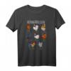 Hühnerrassen Landwirt Hühnerarten Hühnerzüchter T-Shirt  Klassisch geschnitten für Hühnerliebhaber und Landwirte