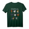 Hühnerrassen Landwirt Hühnerarten Hühnerzüchter T-Shirt  Klassisch geschnitten für Hühnerliebhaber und Landwirte