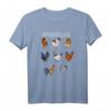 Hühnerrassen Landwirt Hühnerarten Hühnerzüchter T-Shirt  Klassisch geschnitten für Hühnerliebhaber und Landwirte