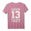 Offiziell Teenager 13. Geburtstag Retro Jahrgang 2010 T-Shirt - Perfekte Geschenkidee für Jungen und Mädchen zum 13. Geburtstag