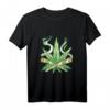 Hanfblatt Kreuzgelenk Cannabis Weed Smoking T-Shirt - Lustiges Geschenk für Marihuana- und Hanf-Fans