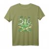 Hanfblatt Kreuzgelenk Cannabis Weed Smoking T-Shirt - Lustiges Geschenk für Marihuana- und Hanf-Fans