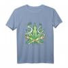 Hanfblatt Kreuzgelenk Cannabis Weed Smoking T-Shirt - Lustiges Geschenk für Marihuana- und Hanf-Fans