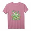 Hanfblatt Kreuzgelenk Cannabis Weed Smoking T-Shirt - Lustiges Geschenk für Marihuana- und Hanf-Fans