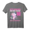 Bitte kein Neid gut aussehe - Lustiges Einhorn T-Shirt zum 60. Geburtstag für Männer & Frauen mit Humor