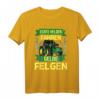Echte Helden fahren gelbe Felgen Kinder T-Shirt  Lustiges Landwirt Motiv für kleine Bauern & Traktor Fans