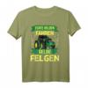 Echte Helden fahren gelbe Felgen Kinder T-Shirt  Lustiges Landwirt Motiv für kleine Bauern & Traktor Fans