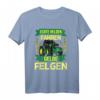 Echte Helden fahren gelbe Felgen Kinder T-Shirt  Lustiges Landwirt Motiv für kleine Bauern & Traktor Fans