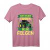 Echte Helden fahren gelbe Felgen Kinder T-Shirt  Lustiges Landwirt Motiv für kleine Bauern & Traktor Fans