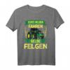 Echte Helden fahren gelbe Felgen Kinder T-Shirt  Lustiges Landwirt Motiv für kleine Bauern & Traktor Fans