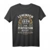 Legenden 1970 Geboren Geschenk - Geburtstag T-Shirt mit Spruch für Damen und Herren zum 50. Jubiläum
