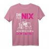 Die tut nix die will nur LKW fahren Trucker Babe T-Shirt  Lustiges Geschenk für Frauen, Berufskraftfahrerinnen & LKW-Liebhaberinnen zum Muttertag, Weihnachten & Geburtstag
