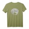 Jäger T-Shirt mit Wildschwein, Wald und Mond Motiv  Perfekt für Jäger, Natur- und Wildliebhaber, ideales Geschenk für die Jagd und die Natur