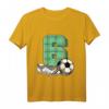 Kinder 6. Geburtstag Fußball T-Shirt für Jungen & Mädchen  Perfektes Geschenk für kleine Fußballer, mit Fußball, Schuhen & Zahl 6