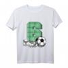 Kinder 6. Geburtstag Fußball T-Shirt für Jungen & Mädchen  Perfektes Geschenk für kleine Fußballer, mit Fußball, Schuhen & Zahl 6