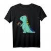 LGBTQ Allysaurus Dinosaurier Regenbogen Flagge T-Shirt  Unterstützung für Pride Monat, Supporter Geschenk für LGBTQ+ Community, Ally Shirt für Stolzfeiern