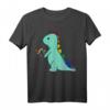 LGBTQ Allysaurus Dinosaurier Regenbogen Flagge T-Shirt  Unterstützung für Pride Monat, Supporter Geschenk für LGBTQ+ Community, Ally Shirt für Stolzfeiern