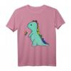 LGBTQ Allysaurus Dinosaurier Regenbogen Flagge T-Shirt  Unterstützung für Pride Monat, Supporter Geschenk für LGBTQ+ Community, Ally Shirt für Stolzfeiern