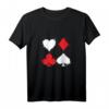 Kartenfarbe Kreuz Pik Herz Karo Treff Kartenspiel Geschenk T-Shirt - Perfekt für Poker- und Kartenspiel-Fans zu Weihnachten & Geburtstag
