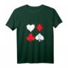 Kartenfarbe Kreuz Pik Herz Karo Treff Kartenspiel Geschenk T-Shirt - Perfekt für Poker- und Kartenspiel-Fans zu Weihnachten & Geburtstag