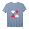 Kartenfarbe Kreuz Pik Herz Karo Treff Kartenspiel Geschenk T-Shirt - Perfekt für Poker- und Kartenspiel-Fans zu Weihnachten & Geburtstag