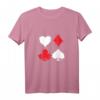 Kartenfarbe Kreuz Pik Herz Karo Treff Kartenspiel Geschenk T-Shirt - Perfekt für Poker- und Kartenspiel-Fans zu Weihnachten & Geburtstag