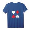 Kartenfarbe Kreuz Pik Herz Karo Treff Kartenspiel Geschenk T-Shirt - Perfekt für Poker- und Kartenspiel-Fans zu Weihnachten & Geburtstag
