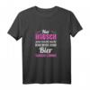 Hübsch sein reicht nicht, man muss auch Bier trinken - Lustiges T-Shirt für Frauen, Junggesellinnenabschied & Malle 2019