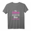 Hübsch sein reicht nicht, man muss auch Bier trinken - Lustiges T-Shirt für Frauen, Junggesellinnenabschied & Malle 2019