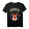 Frohe Weihnachten Rentier Shirt - Lustiges Weihnachtsgeschenk für Damen, Herren & Kinder, perfekt als Weihnachtspyjama oder Festoutfit