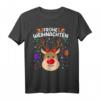 Frohe Weihnachten Rentier Shirt - Lustiges Weihnachtsgeschenk für Damen, Herren & Kinder, perfekt als Weihnachtspyjama oder Festoutfit