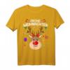 Frohe Weihnachten Rentier Shirt - Lustiges Weihnachtsgeschenk für Damen, Herren & Kinder, perfekt als Weihnachtspyjama oder Festoutfit