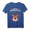 Frohe Weihnachten Rentier Shirt - Lustiges Weihnachtsgeschenk für Damen, Herren & Kinder, perfekt als Weihnachtspyjama oder Festoutfit