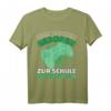 ZUM ZOCKEN GEBOREN - ZUR SCHULE GEZWUNGEN! Lustiges Gaming & Zocker T-Shirt für Kinder, Damen & Herren, perfektes Geschenk für Gamer & Videospiel-Fans