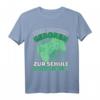 ZUM ZOCKEN GEBOREN - ZUR SCHULE GEZWUNGEN! Lustiges Gaming & Zocker T-Shirt für Kinder, Damen & Herren, perfektes Geschenk für Gamer & Videospiel-Fans