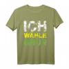 Ich Wähle Grün T-Shirt  Unterstützung für Bündnis 90/Die Grünen bei den Bundestagswahlen 2021, perfekt als Geschenk für grüne Wähler und Umweltaktivisten