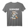 Schraubär Bär T-Shirt Geschenk für Schrauber und Mechaniker - Lustiges Comic Motiv für Heimwerker, Bastler & Werkzeugliebhaber